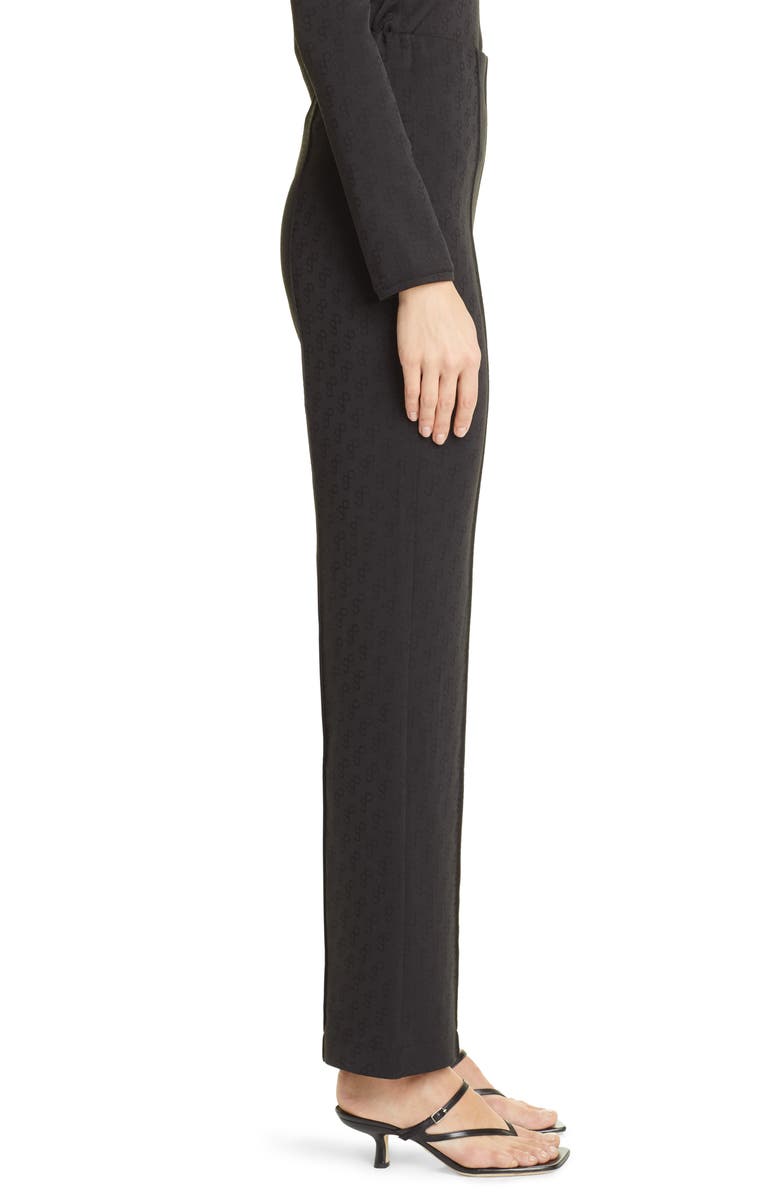 Saks Potts Lissi Texture High Waist Slim Pants, Alternate, color, 