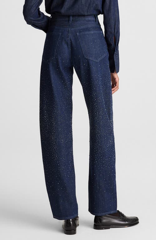 Madewell The Embellished Balloon Jeans In Blue