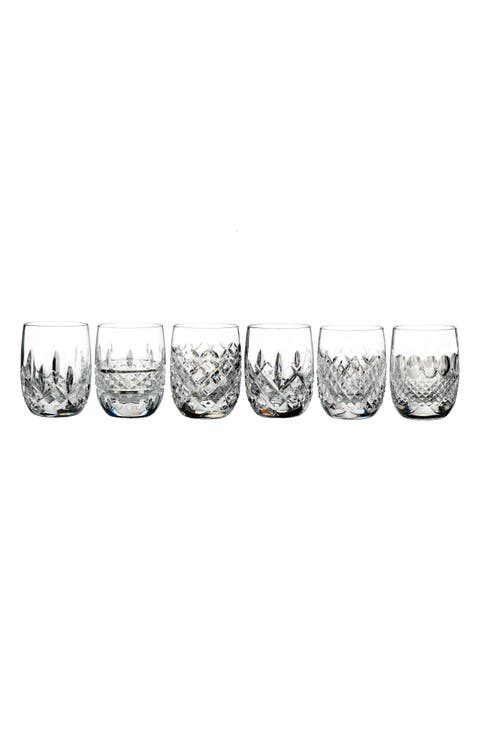 Connoisseur Set of 6 Lead Crystal Tumblers