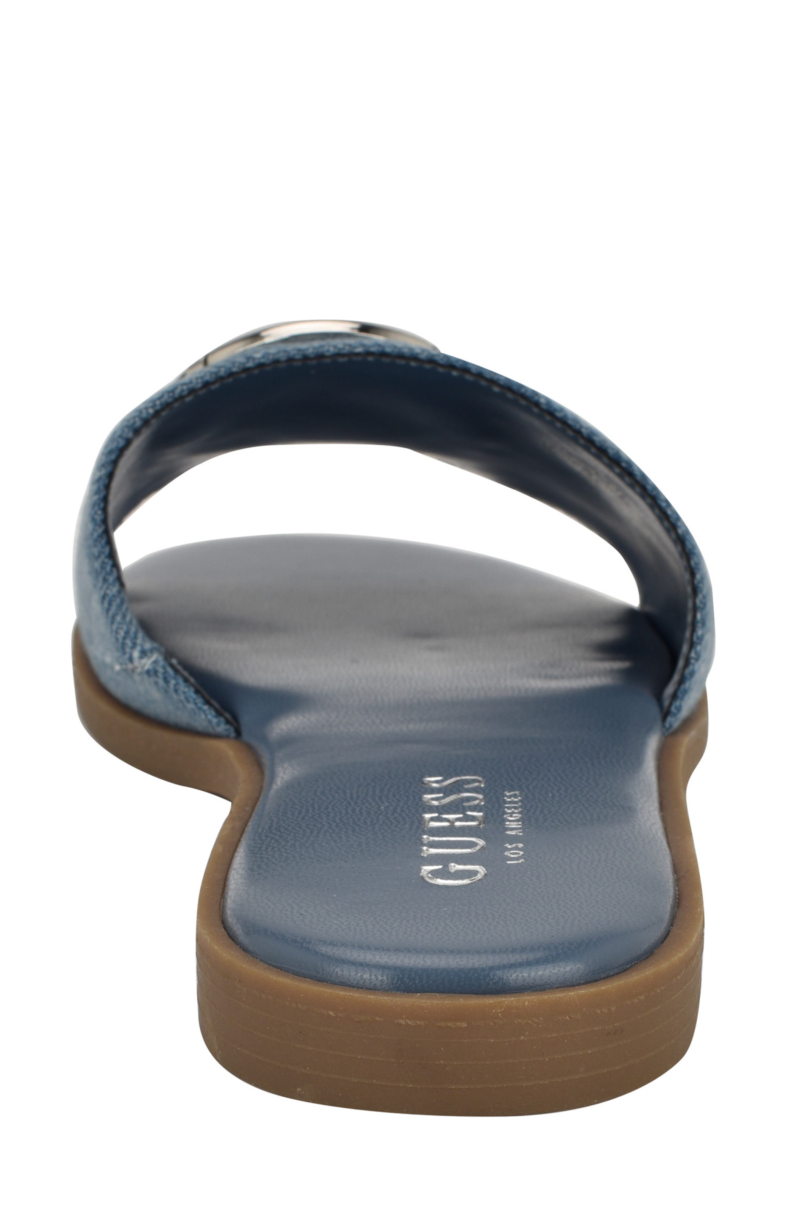 Magnify Slide Sandal, Alternate, color, DARK BLUE