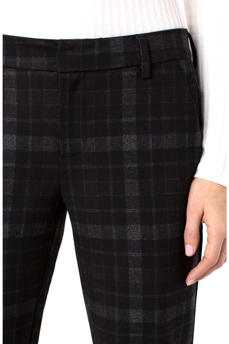 Kelsey Plaid Trousers, Alternate, color, CPR/BLK/TARTAN