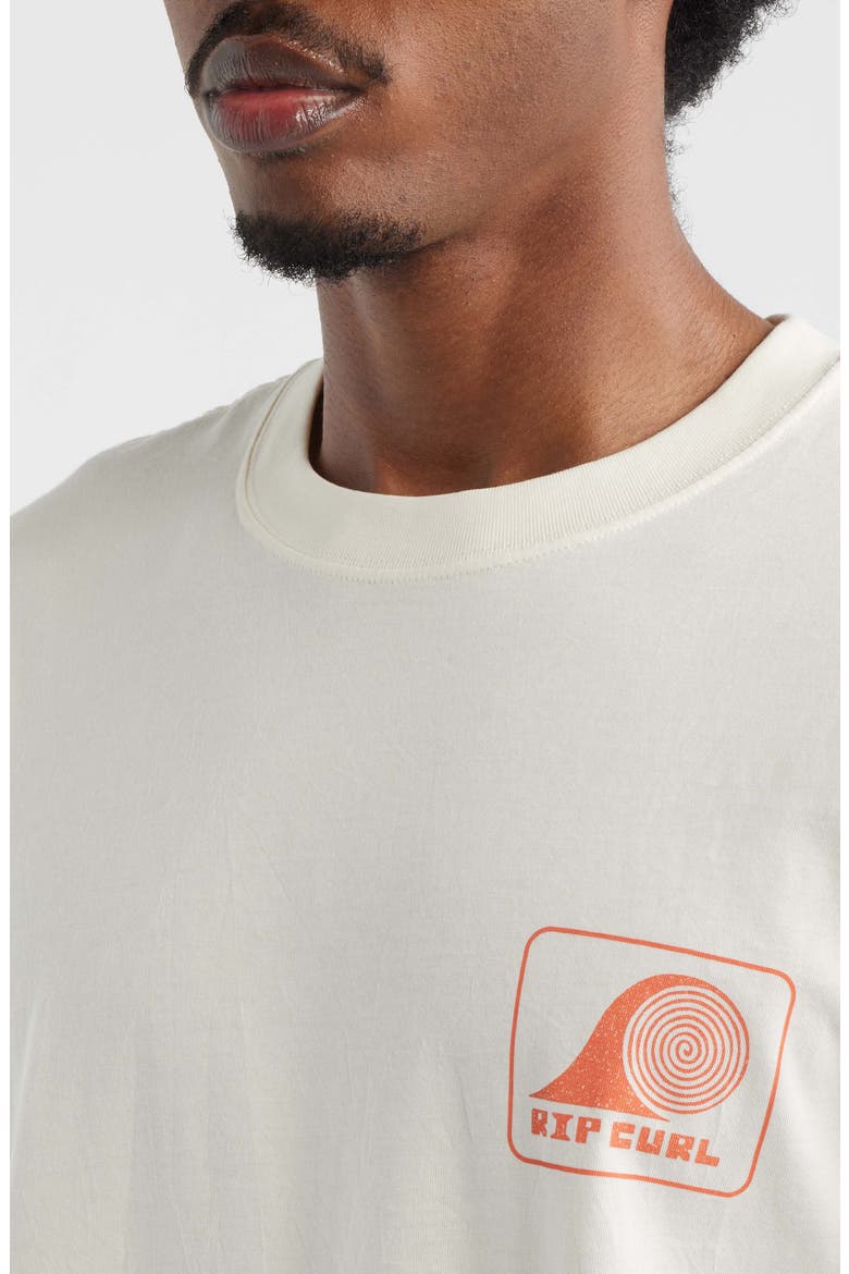 Rolling Wave Cotton Jersey Graphic T-Shirt, Alternate, color, BONE