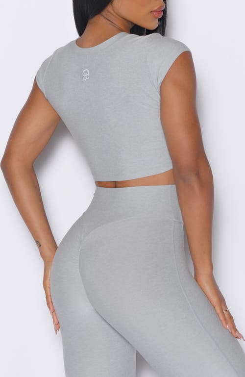 Bombshell Sporswear Fit Fam Active Tee In Gray