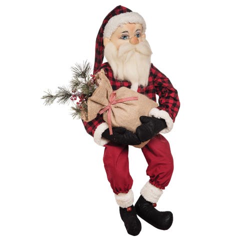 Berkeley Santa Joe Spencer Gathered Traditions Christmas Art Doll Figure