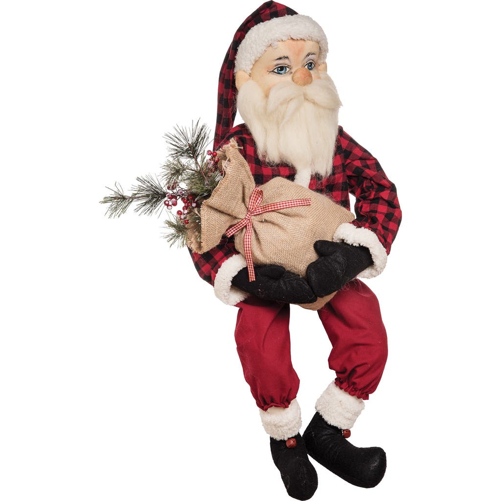 Gallerie Ii Berkeley Santa Joe Spencer Gathered Traditions Christmas Art Doll Figure In Multi