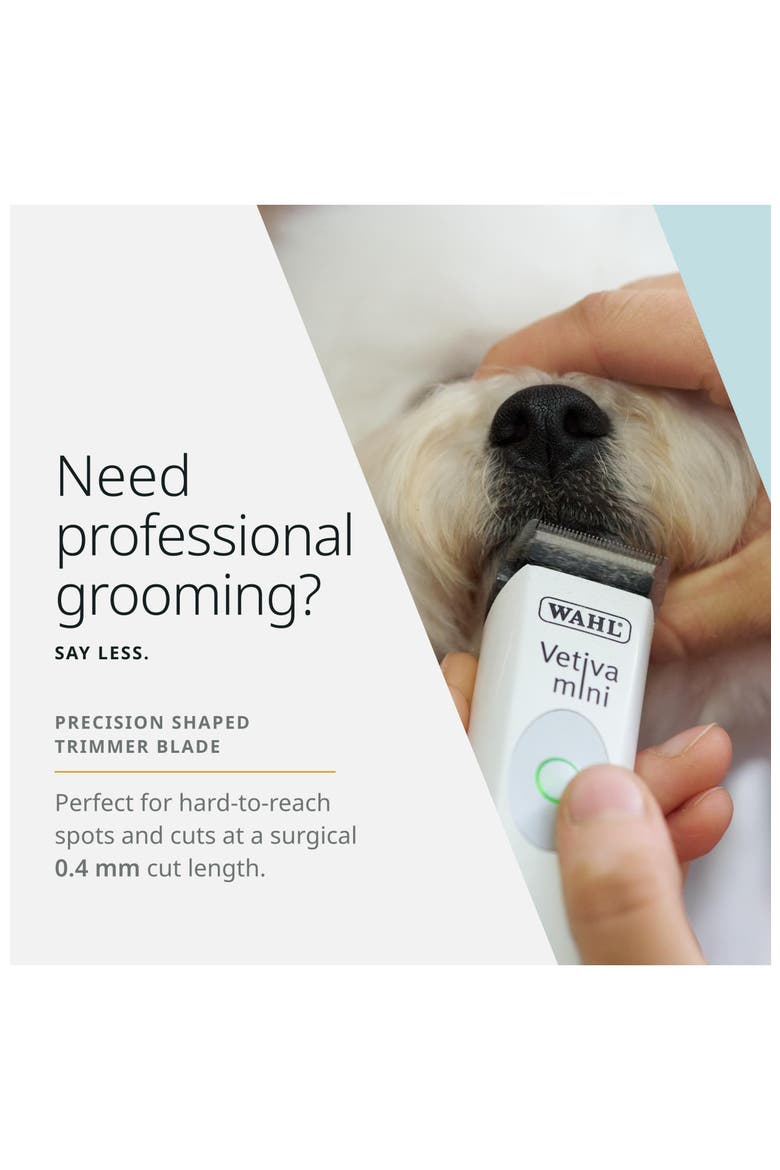 Replacement grooming clipper blade 0.4 mm for cat and dog trimmers, Alternate, color, Chrome