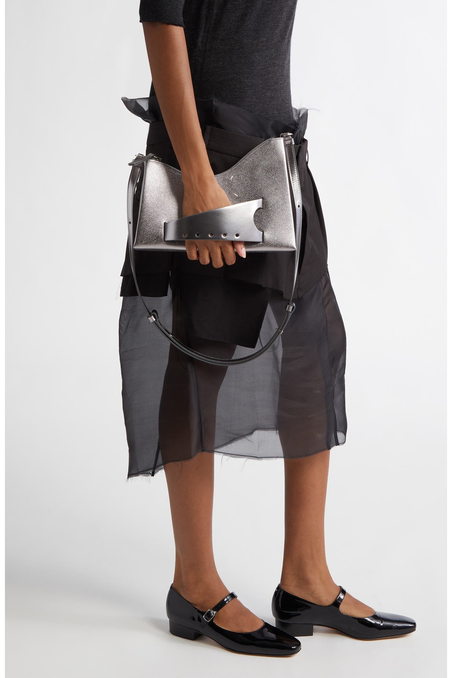 Snatcheo Maison Margiela Small Snatched Leather Shoulder Bag (Women) | Nordstrom