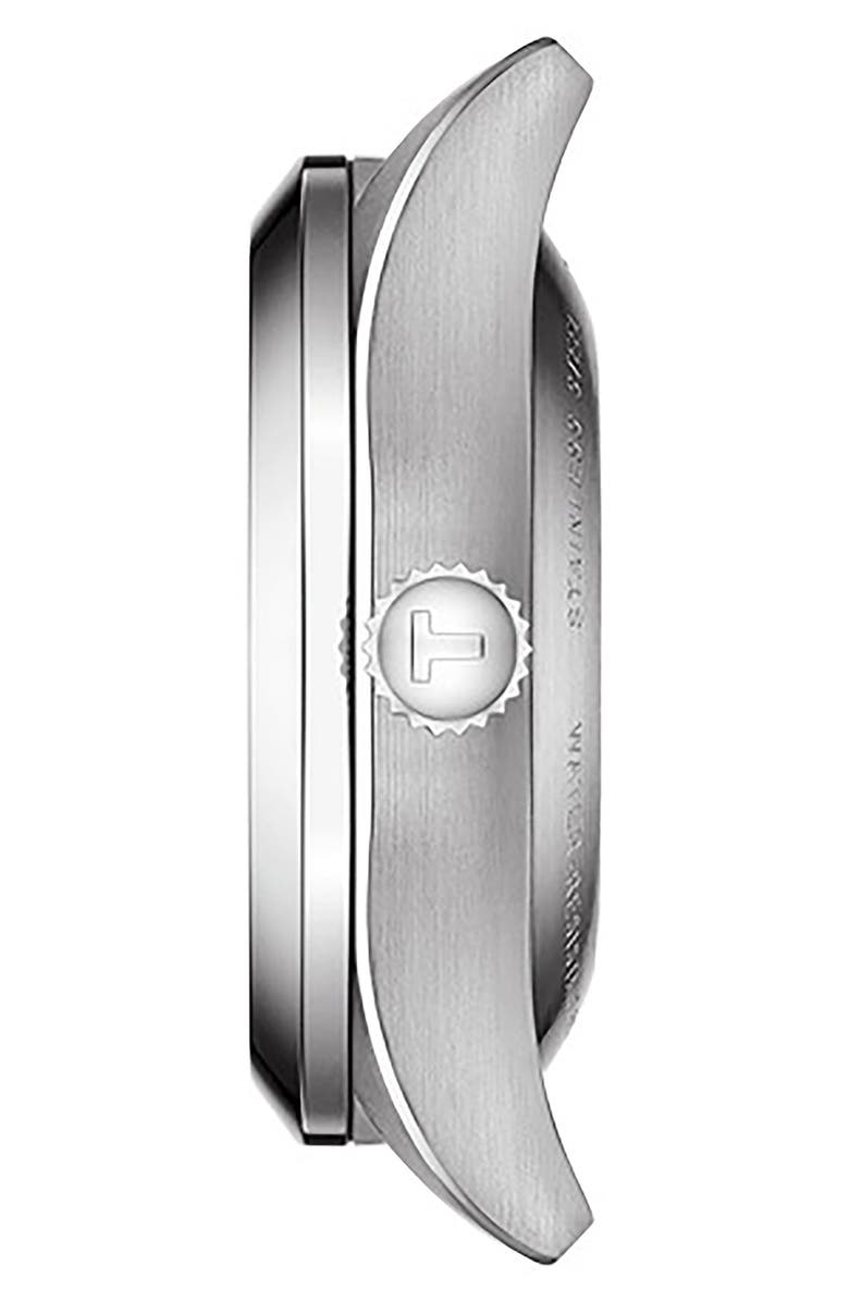 Tissot T-My Diamond Automatic Bracelet Watch & Leather Strap Gift Set, 29.3mm, Alternate, color, Anthracite