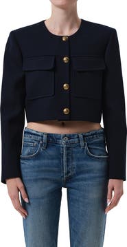 Citizens of Humanity Sophia Crop Wool Jacket