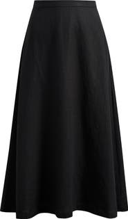 WAYF x Hannah Lovey Porter Capri Linen Blend Midi Skirt
