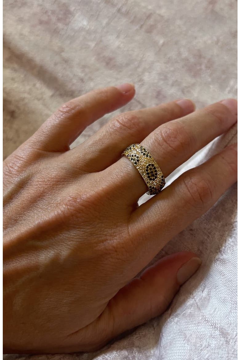 Mini Billionaire Ring, Alternate, color, Leopard Maneater