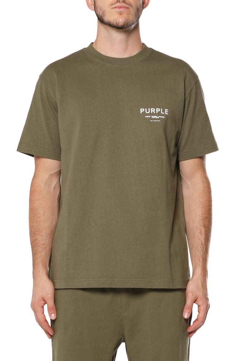 Logo Graphic T-Shirt, Main, color, GREEN