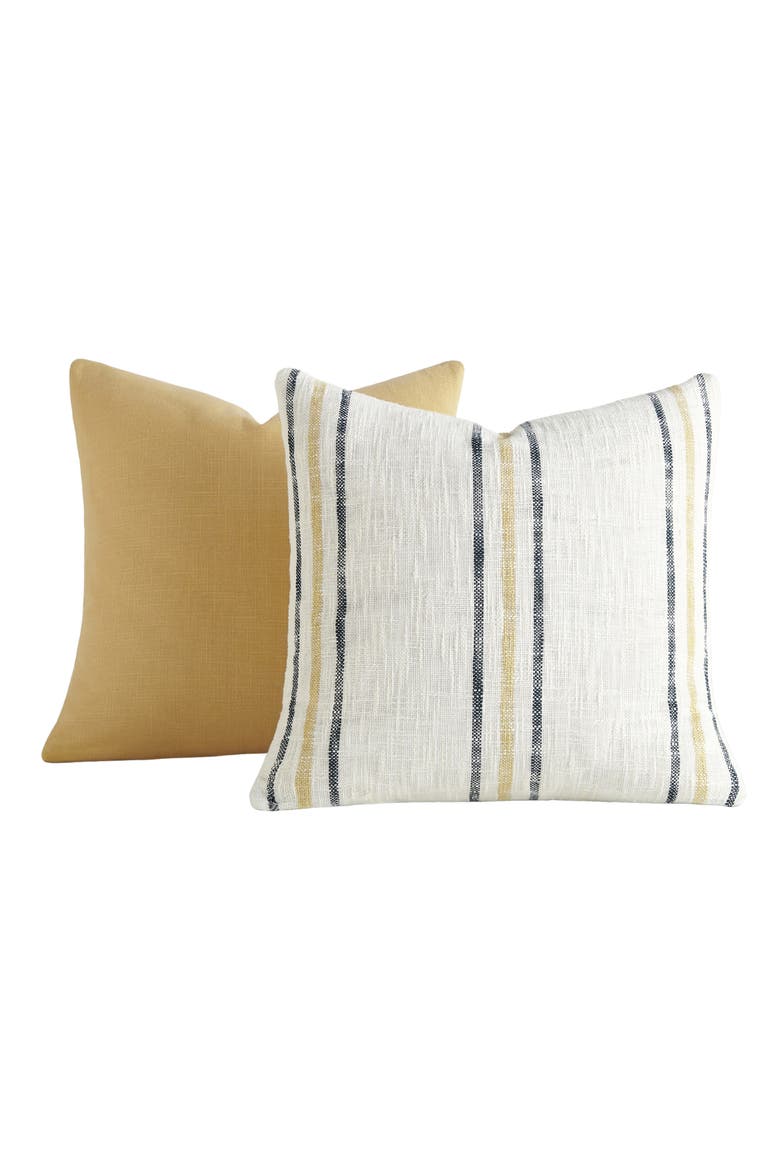 Assorted 2-Pack Accent Pillows, Main, color, MUSTARD