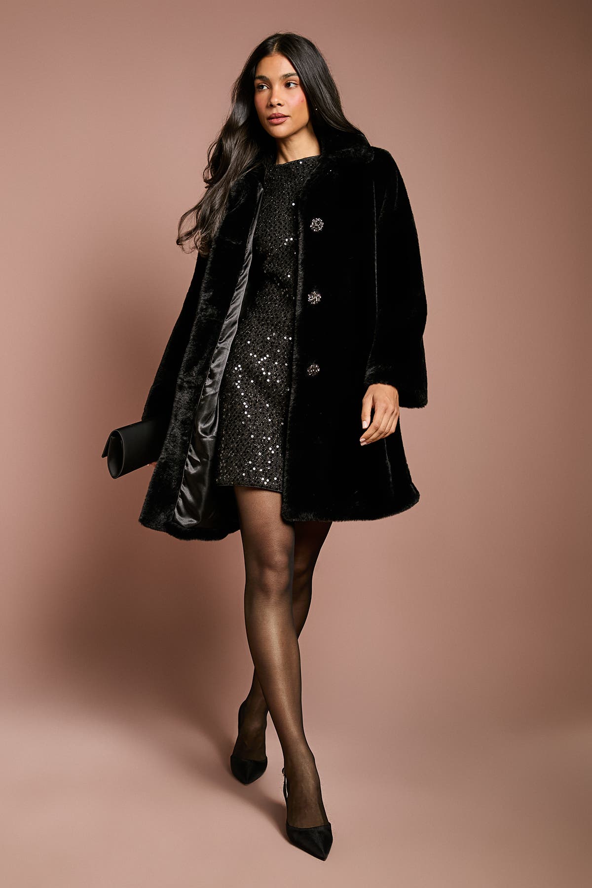Button Through Occasion Coat - image 2