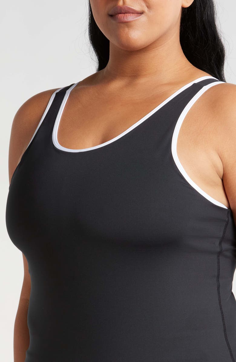 TomboyX High Tide Tankini Top, Alternate, color, 