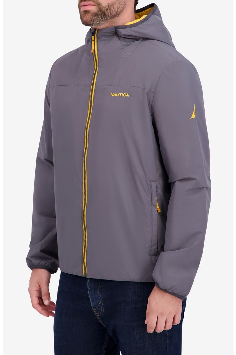 Transitional Hooded Zip Jacket, Alternate, color, METAL GREY