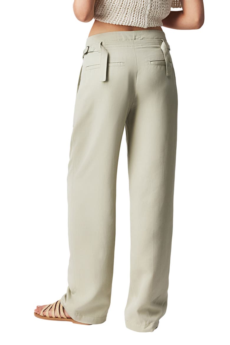 Falling Out Straight Leg Trousers, Alternate, color, ALFALFA