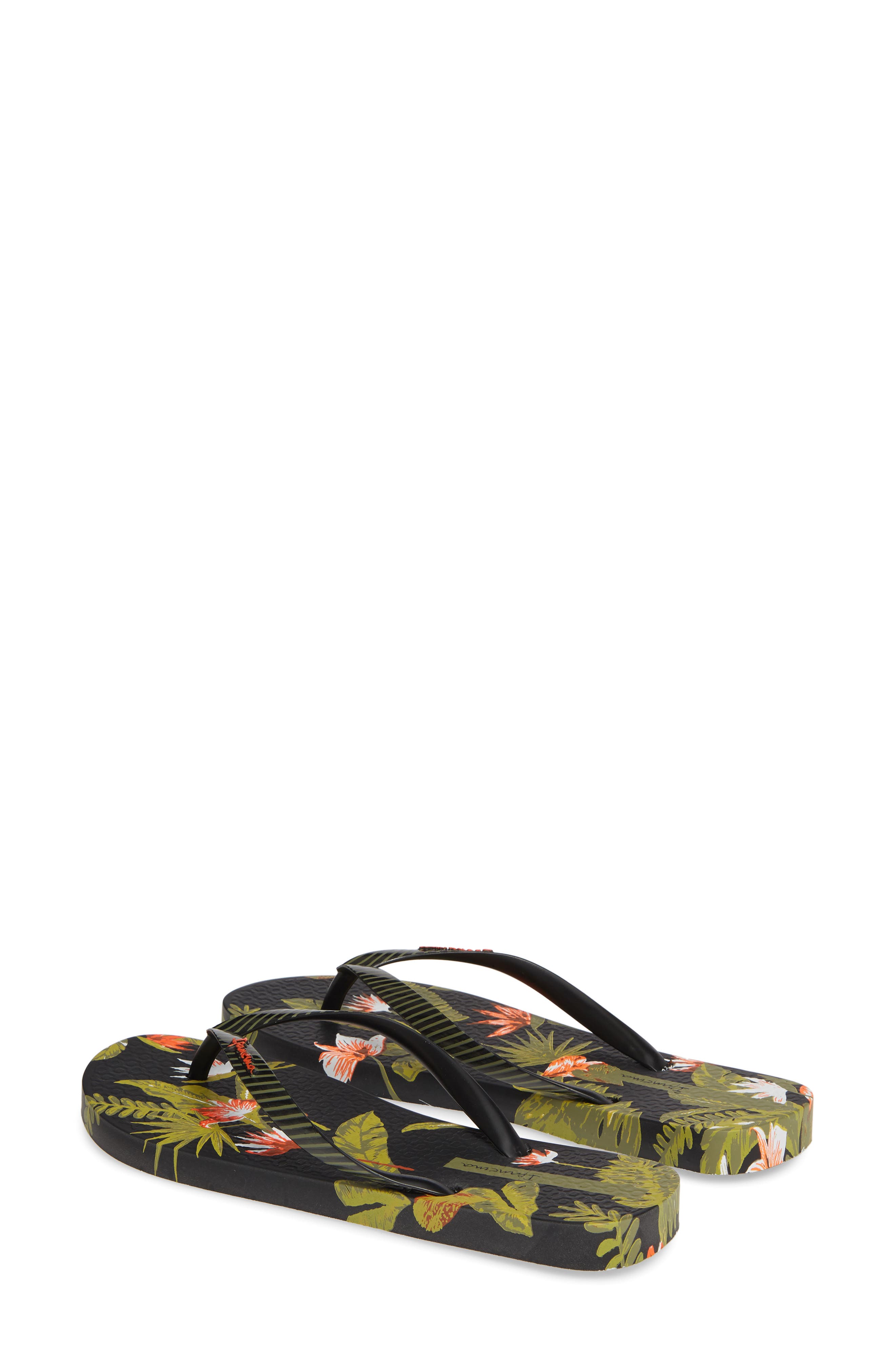 Paradise Flip Flop, Alternate, color, BLACK
