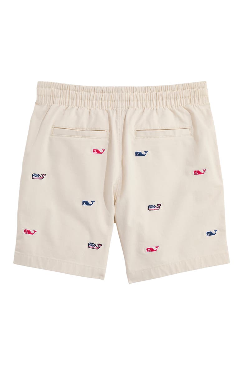 Kids' Embroidered Pull-On Shorts, Alternate, color, STONE