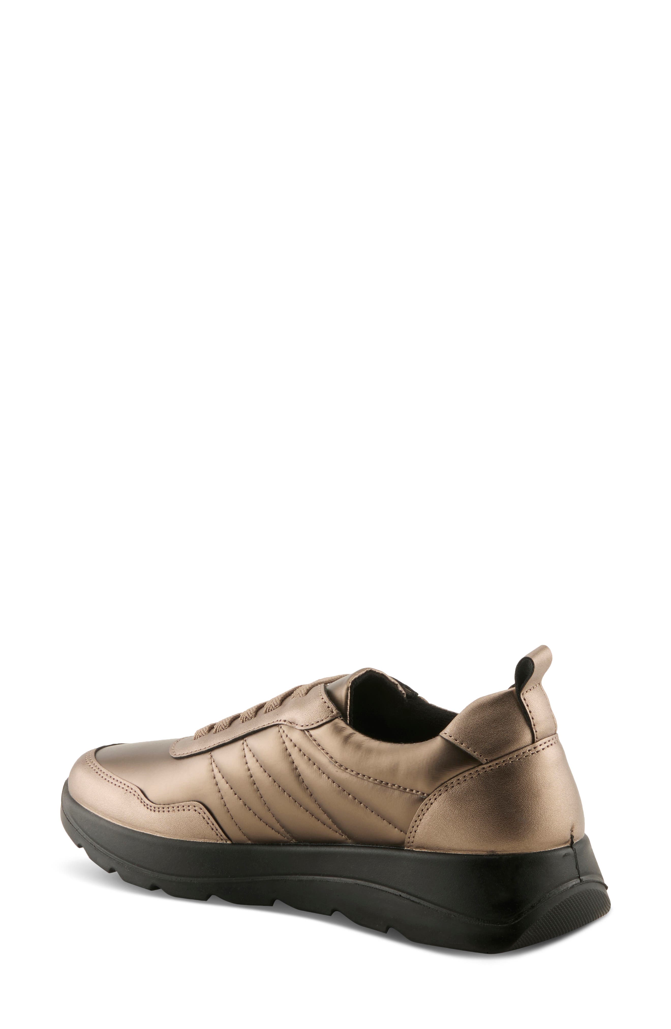 Clariona Water Resistant Sneaker, Alternate, color, BRONZE MULTI
