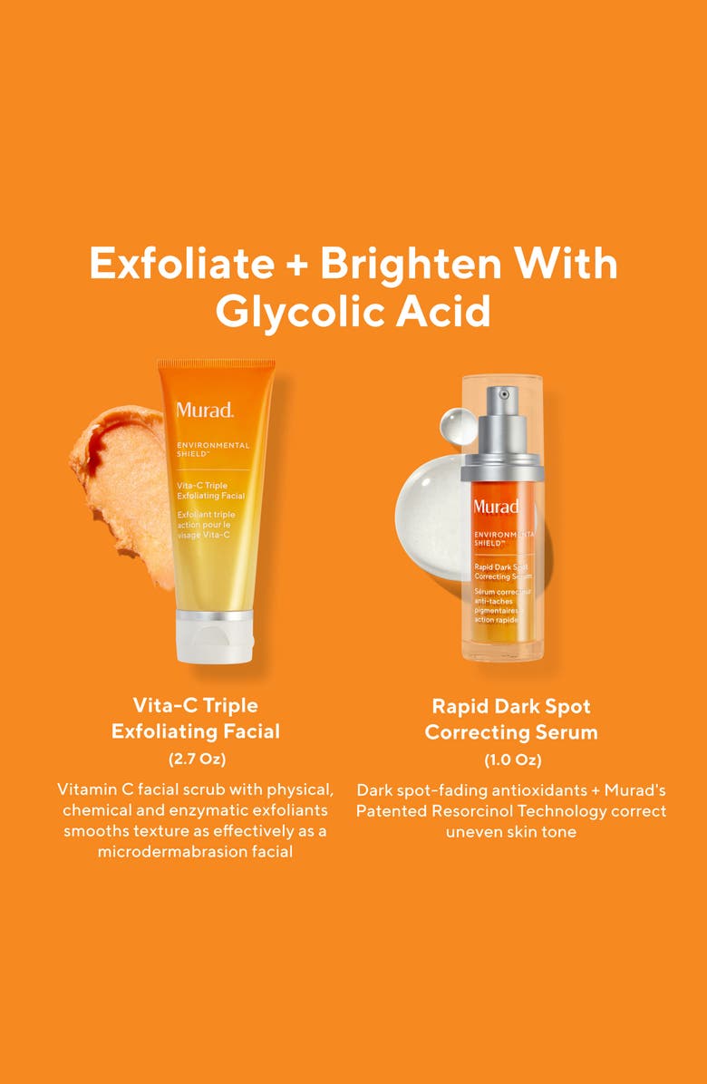 Murad<sup>®</sup> Exfoliate + Brighten with Glycolic Acid Set $171 Value, Alternate, color,