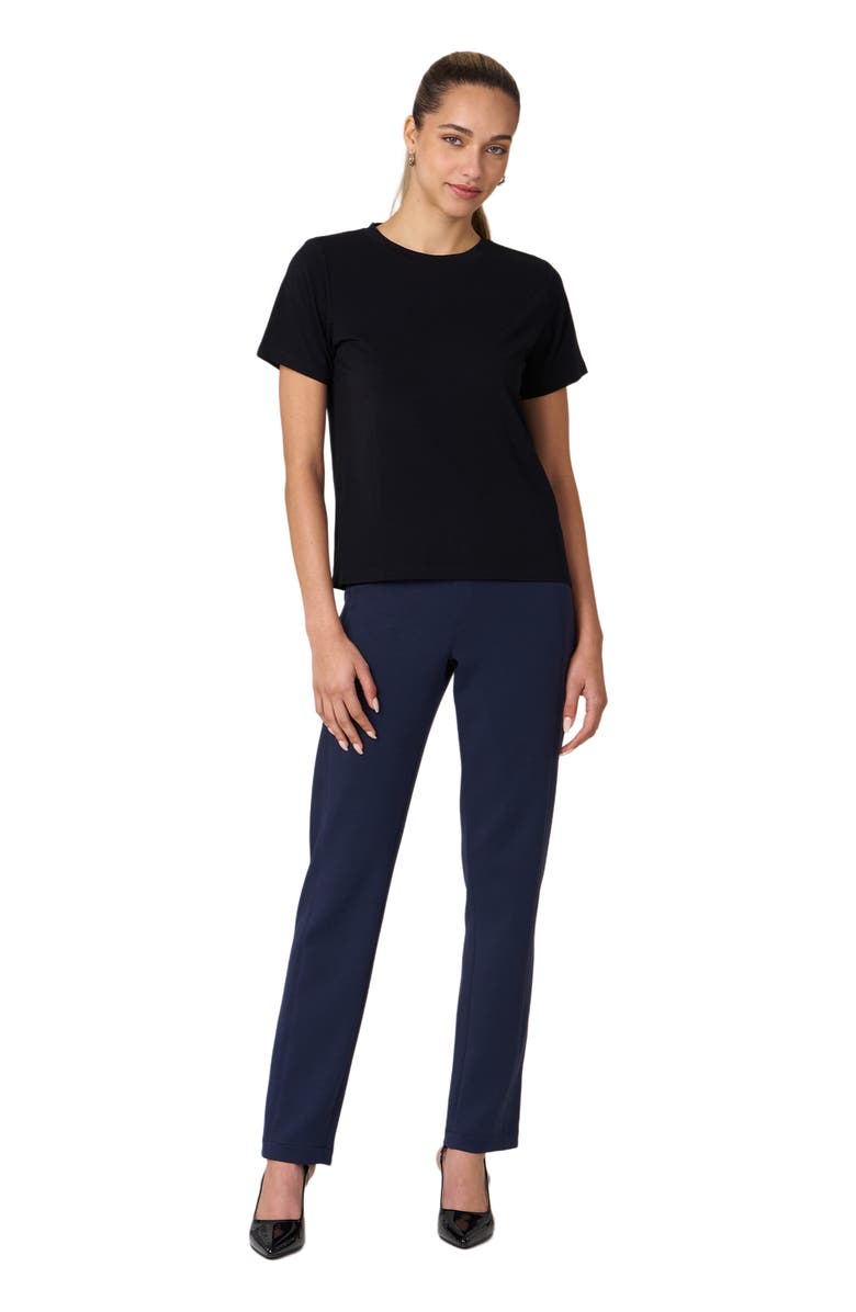 Rebody Active Rebody Essentials Short Sleeve Top, Alternate, color, Black