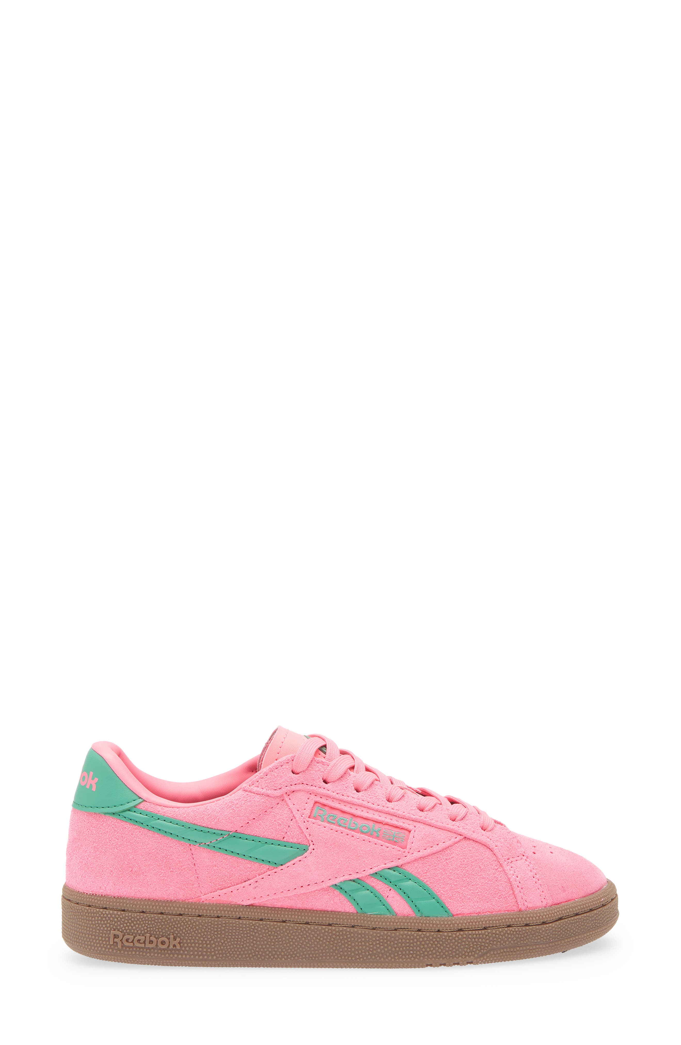 Reebok Club C Grounds Sneaker, Alternate, color, Atomicpink/Upgradegreen/Gum