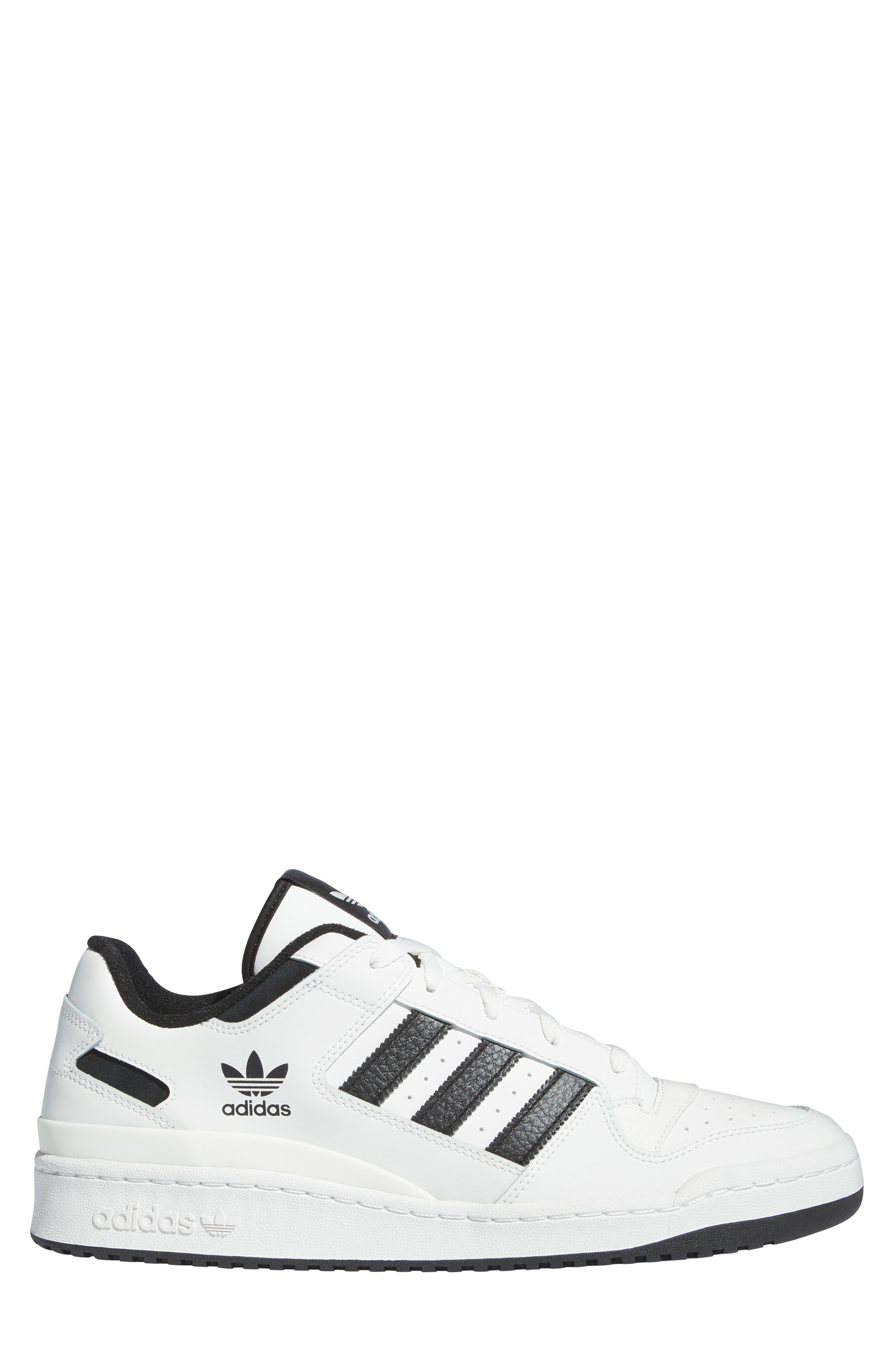 adidas Forum Low CL Sneaker, Alternate, color, White/ Black/ White