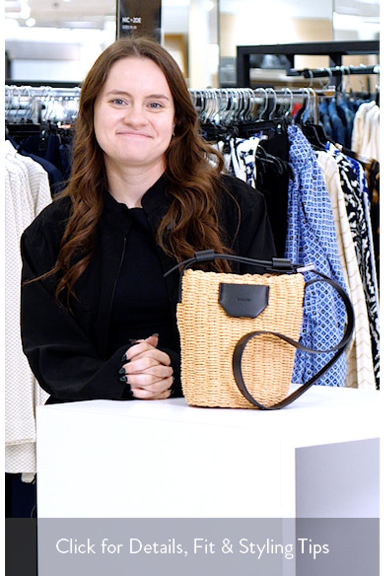 Alba Straw Crossbody Bag video