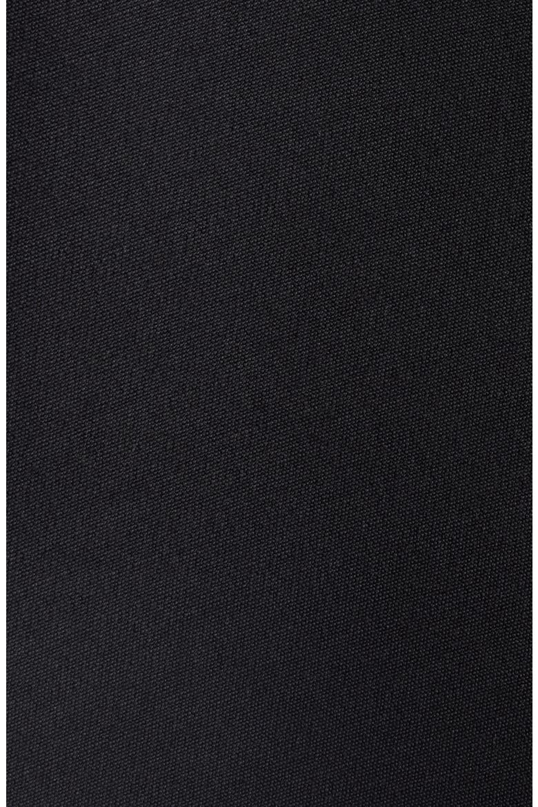 Wool & Silk Crepe Cocoon Minidress, Alternate, color, NERO