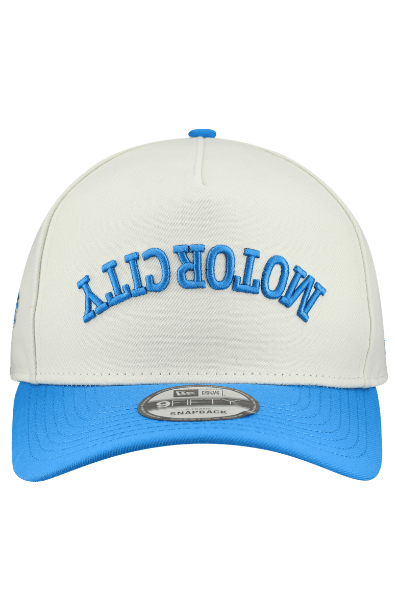 New Era Men's New Era Cream Detroit Lions Upside Down 9FIFTY A-Frame Snapback Hat, Alternate, color, Cream