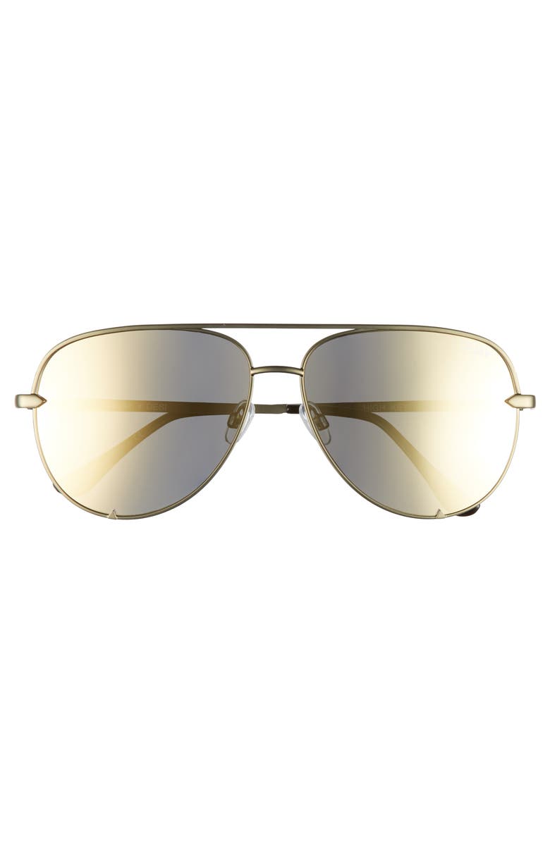 QUAY Australia x Desi Perkins High Key 60mm Aviator Sunglasses, Alternate, color,