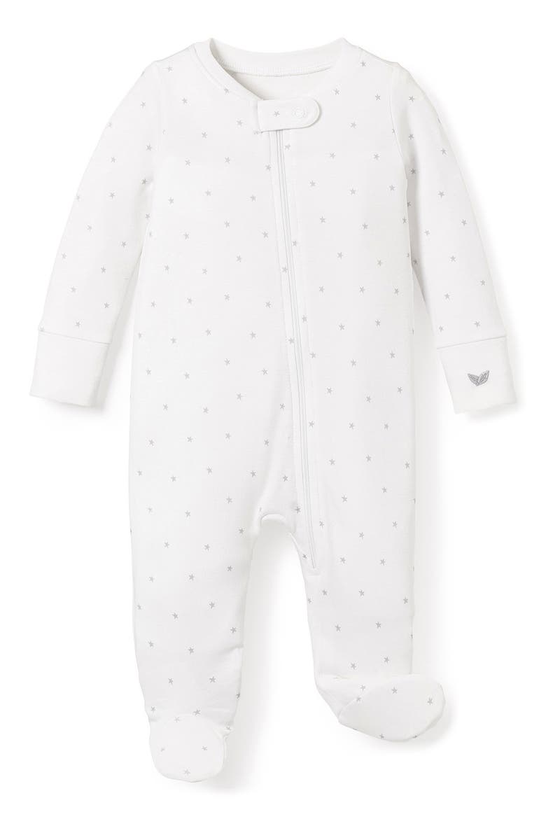 Stars Pima Romper, Main, color, WHITE
