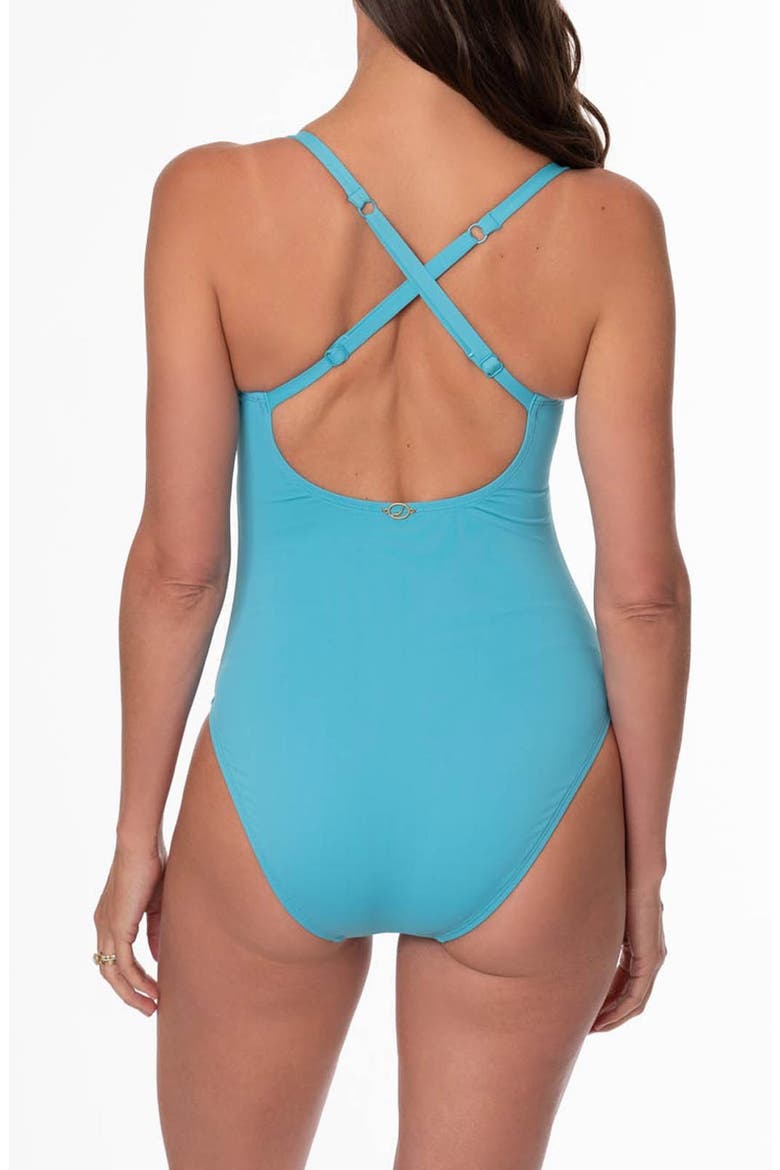 Paris One-Piece Swimsuit, Alternate, color, COASTAL BLUE