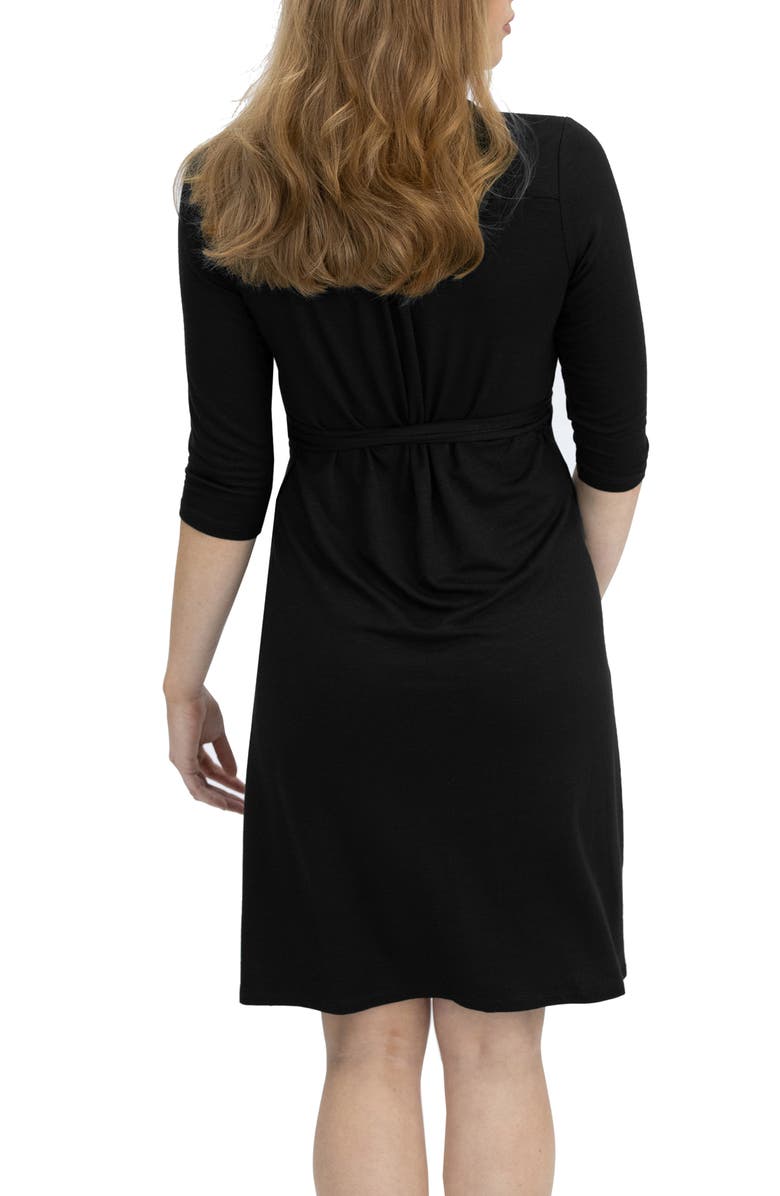 Angel Maternity Jersey Maternity/Nursing Wrap Dress, Alternate, color, 