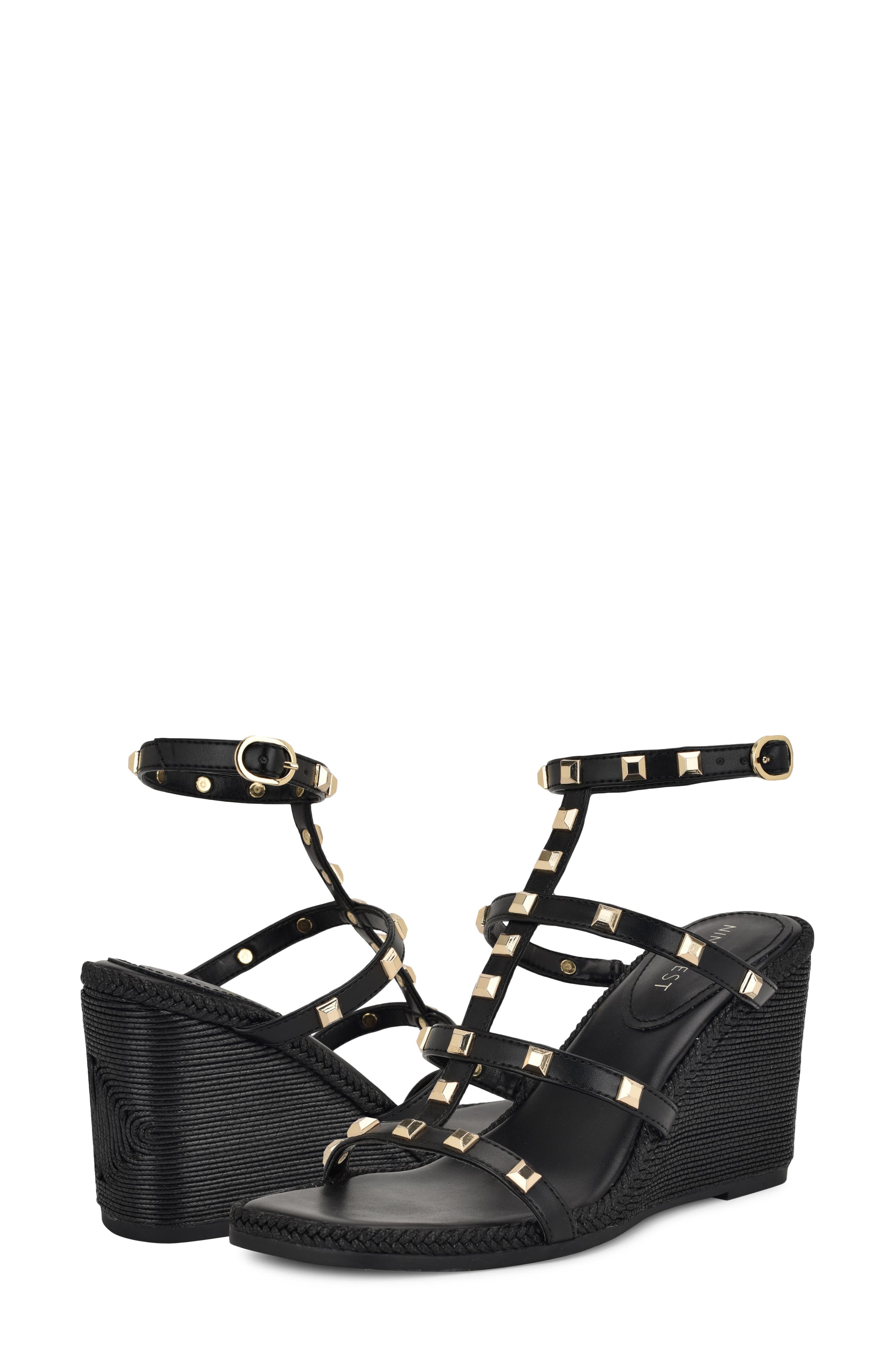 Nine West Sardis Strappy Wedge Sandal, Alternate, color, 