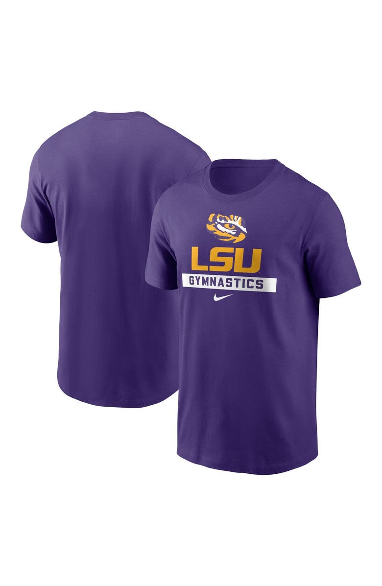 Nike Men's Nike Purple LSU Tigers Gymnastics T-Shirt, Main, color, Purple