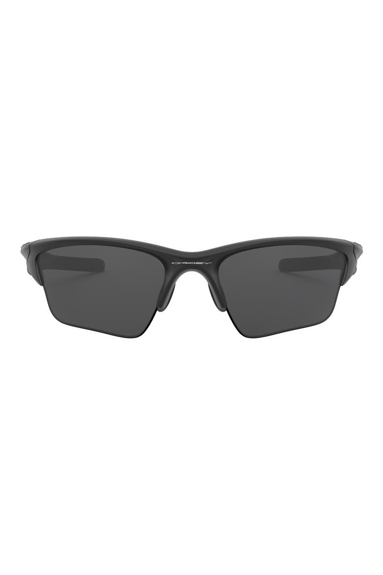 Half Jacket 2.0 XL 62mm Oversize Irregular Sunglasses, Main, color, BLACK