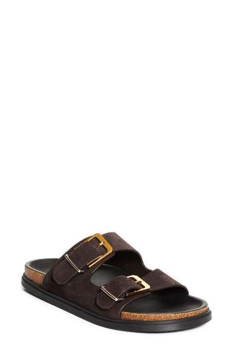 Buckle Slide Sandal (Women)