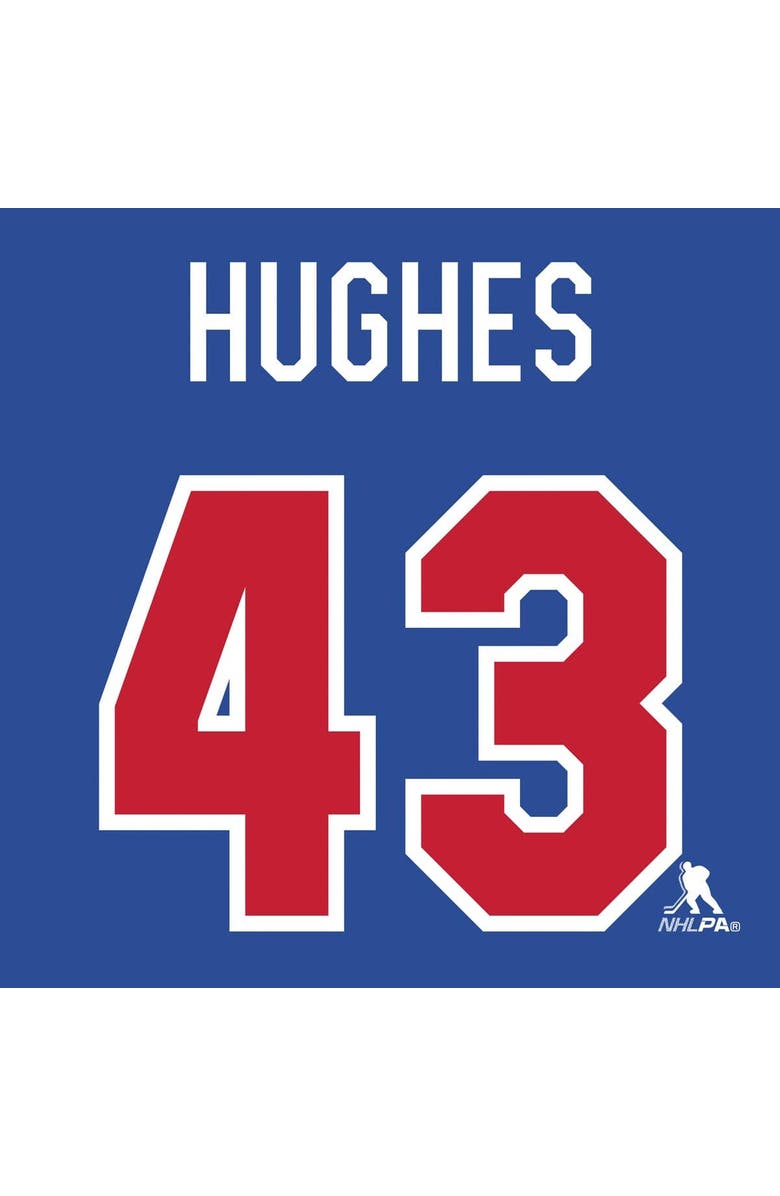 Nike Men's Nike Quinn Hughes Royal US Hockey 2026 Name & Number Hoodie, Alternate, color, Royal