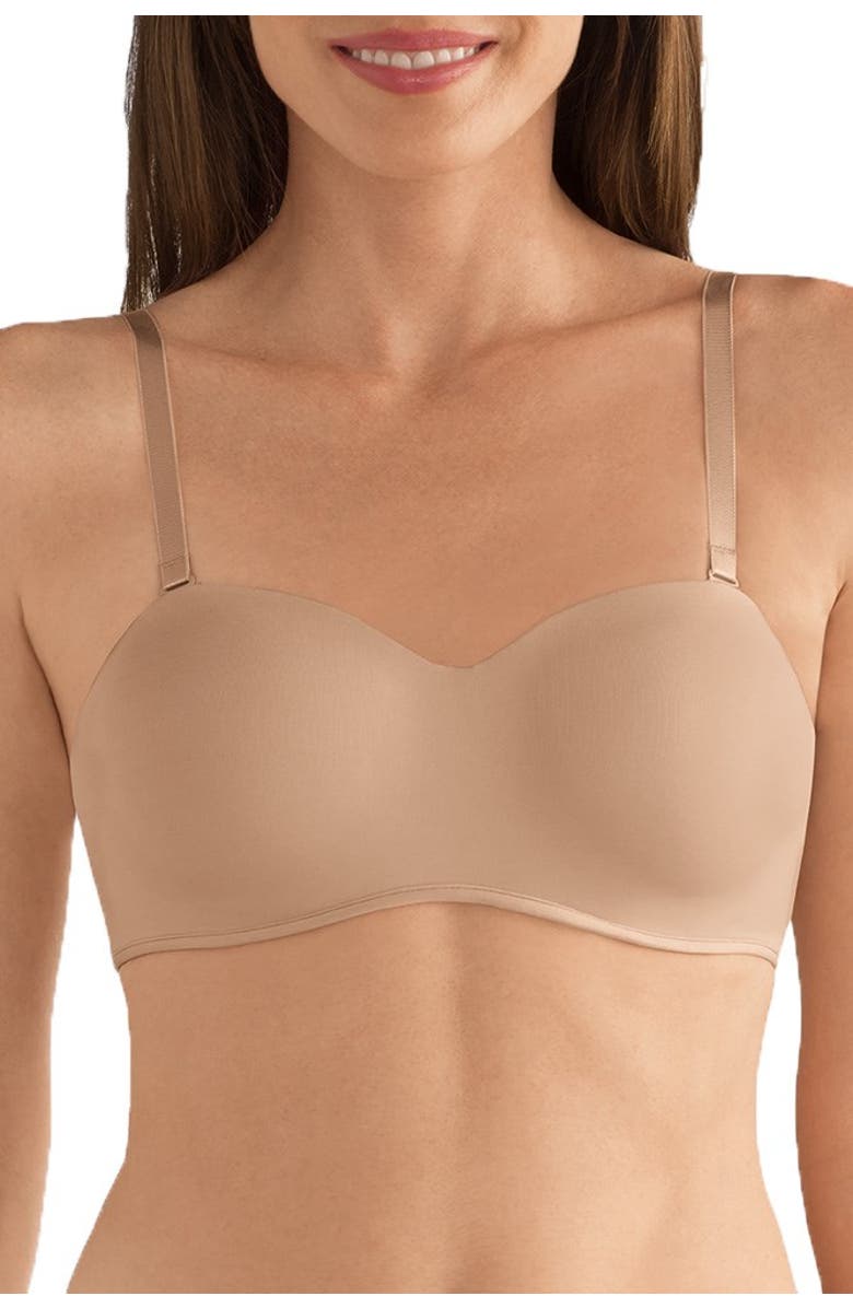 Amoena Barbara Padded Underwire Bra, Alternate, color, Sand