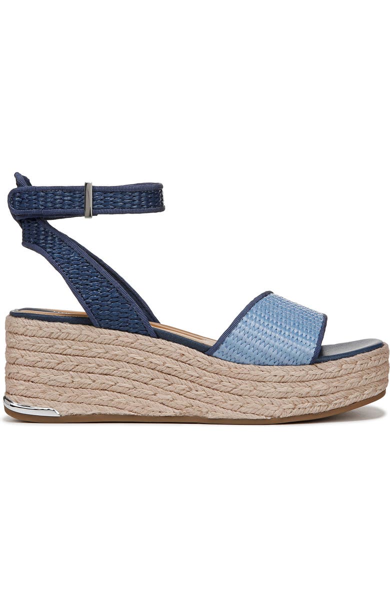 Franco Sarto Tiffany Platform Wedge Sandal, Alternate, color, Blue