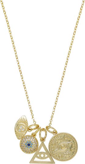Eye Charms Pendant Necklace