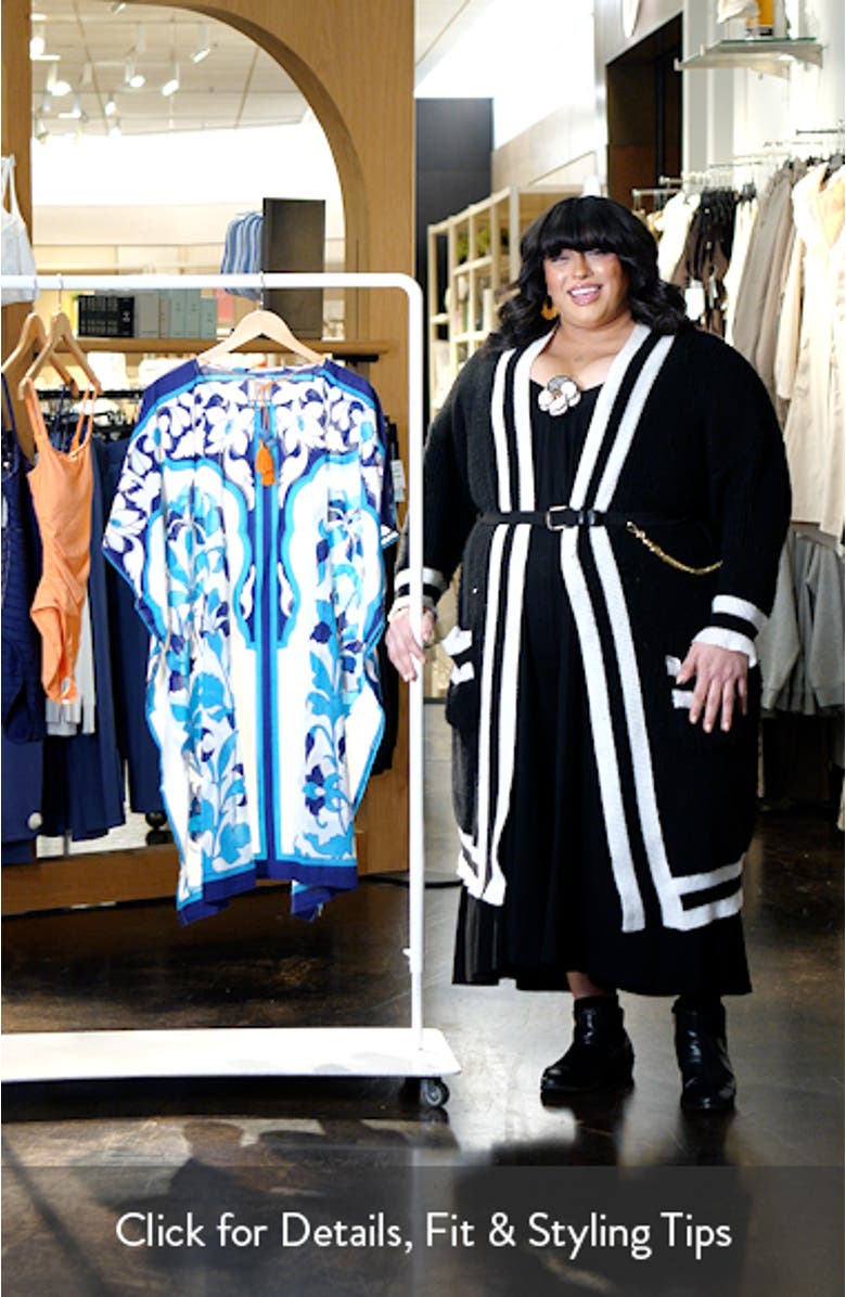 Cotton & Silk Voile Caftan, sales video thumbnail