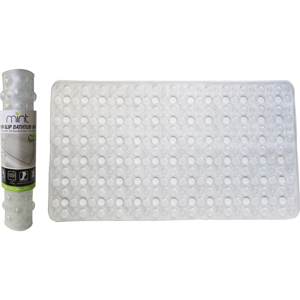 J&v Textiles J And V Textiles Nonskid Bubble Bath Mat In Transparent
