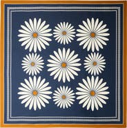 SANDRO Floral silk scarf