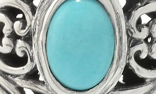 Samuel B. Two-tone Turquoise Drop Earrings In Turquoise