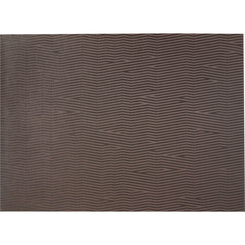 Chilewich Dune Woven Floor Mat, 6' X 9' In Brown
