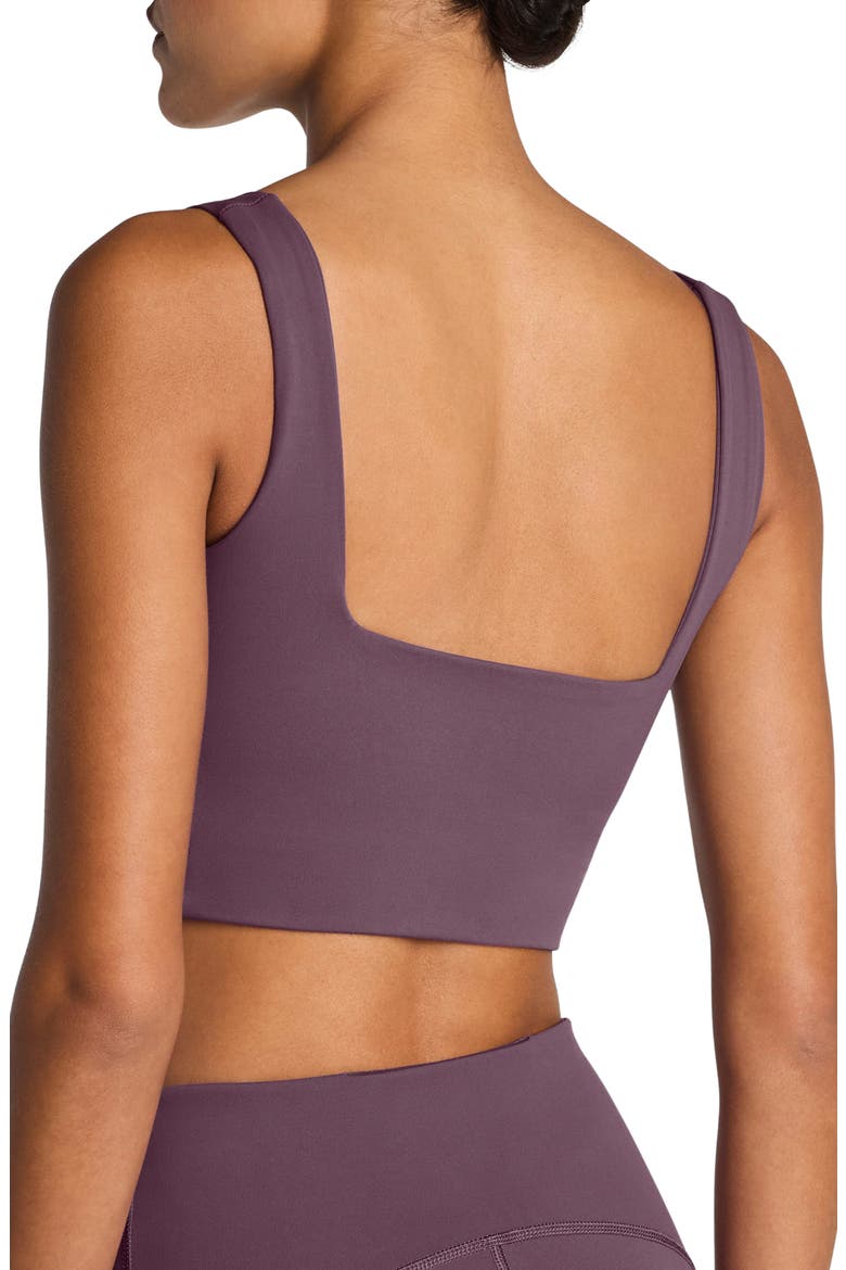 Square Neck Crop Tank Top, Alternate, color, PRUNE