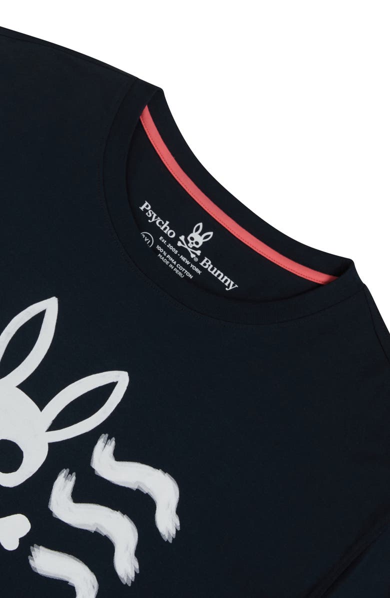 Psycho Bunny Men's Filcham Long Sleeve Graphic Tee, Alternate, color,